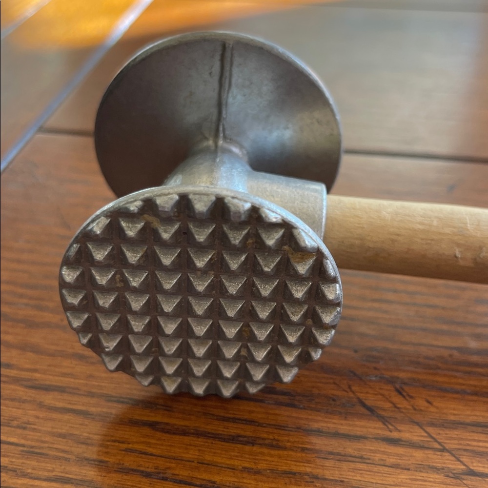 Vintage Modern Industries Meat Tenderizer Cubing Hammer Des Moines IA - Picture 5 of 7